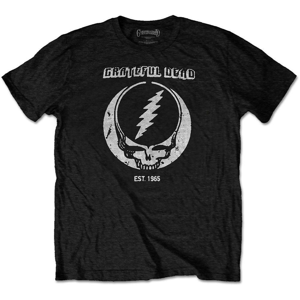 Tričko Grateful Dead - Est. 1965, Unisex,Čierna,XXL