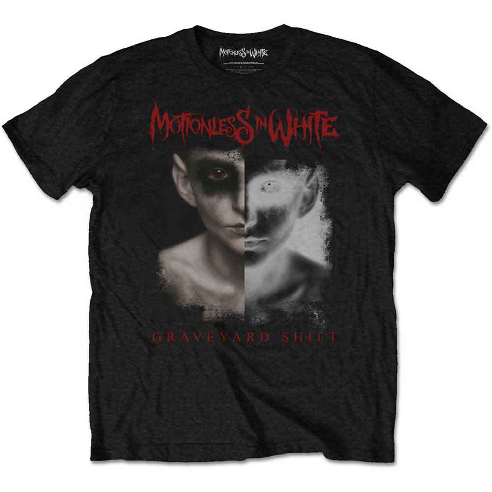 Tričko Motionless in White - Split Screen, Unisex,Čierna,L