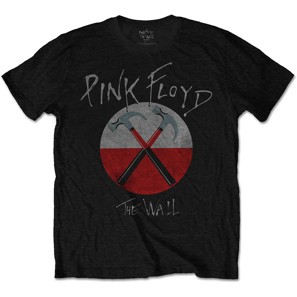 Tričko Pink Floyd - The Wall Hammers Logo, Unisex,Čierna,XXL