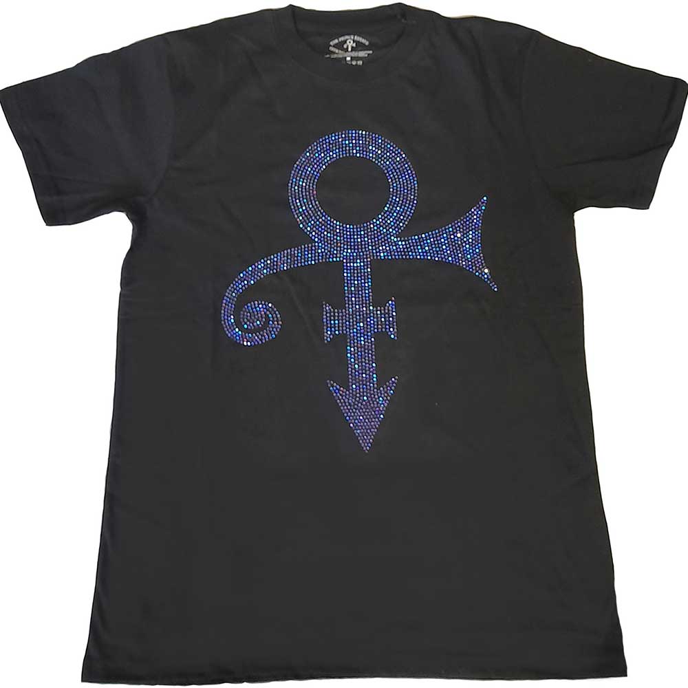 Tričko Prince - Purple Symbol, Unisex,Čierna,XL