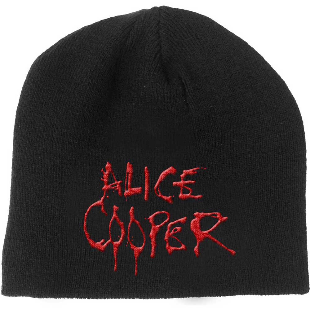 Čapica Alice Cooper - Dripping Logo, Unisex,Čierna,Univerzálna