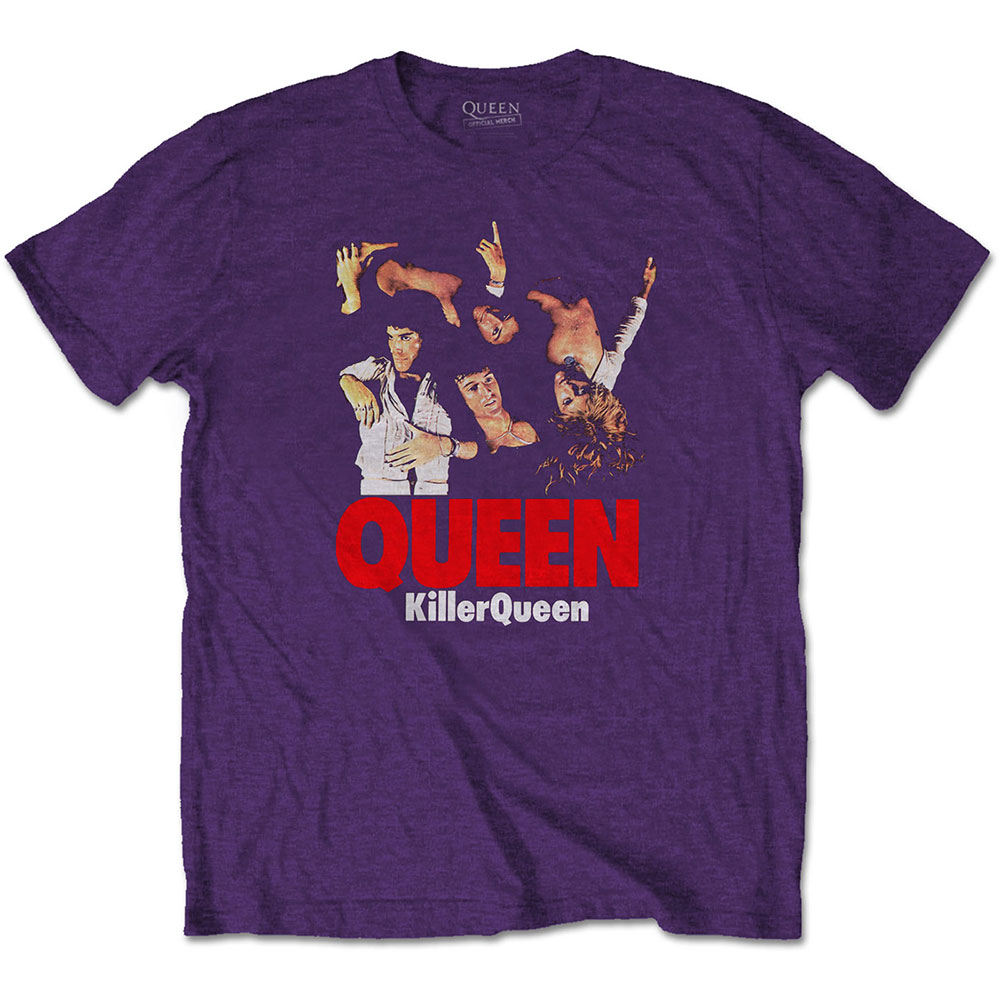 Tričko Queen - Killer, Unisex,Fialová,XXL