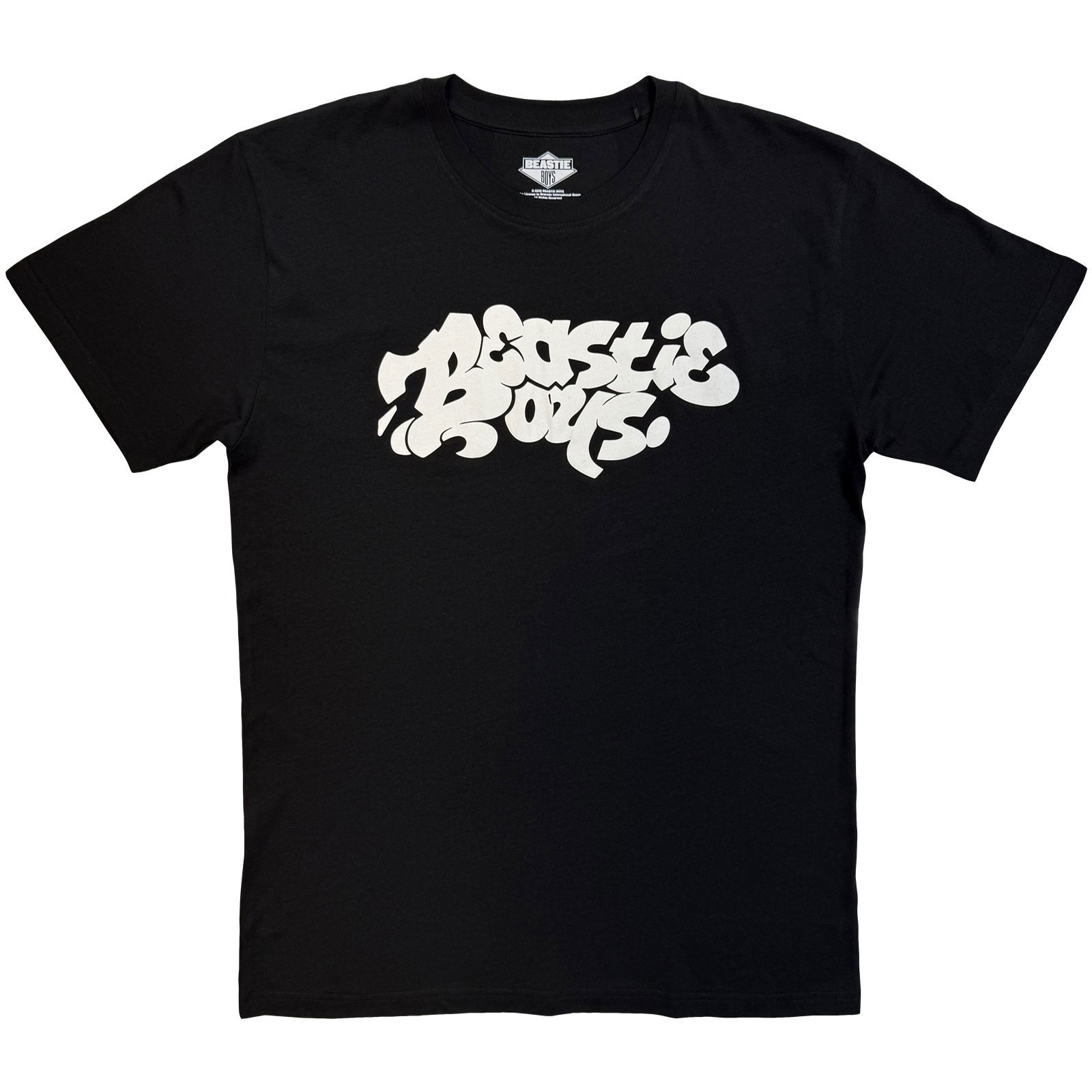 Tričko Beastie Boys - Tag Logo Mono, Unisex,Čierna,M