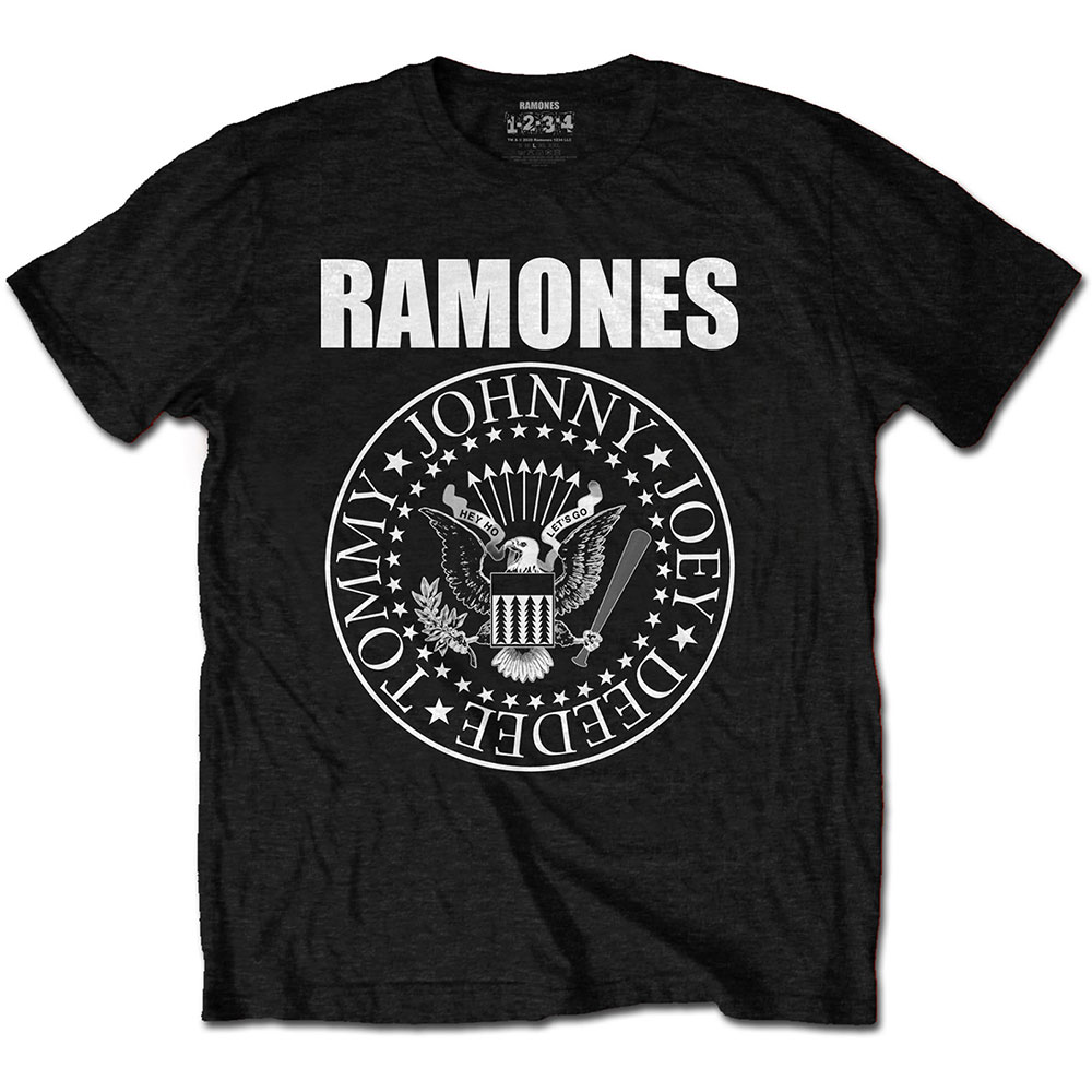 Tričko Ramones - Presidential Seal, Unisex,Čierna,5XL