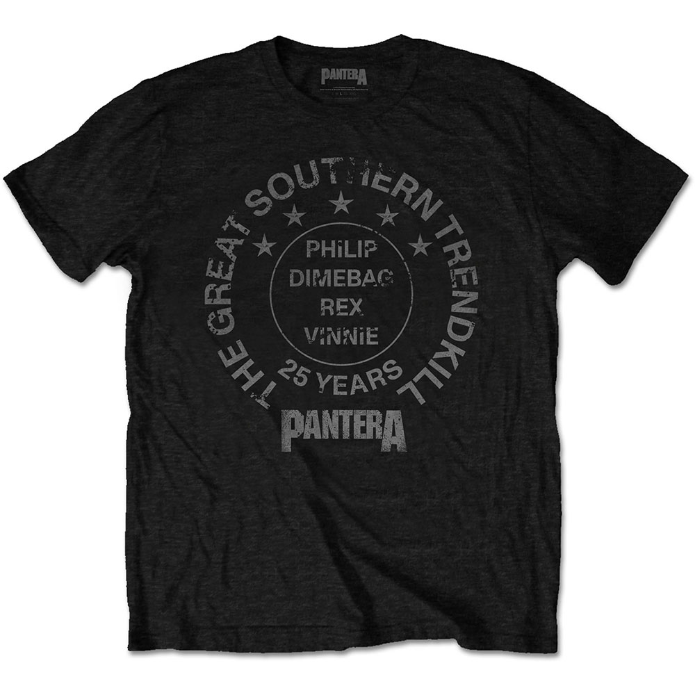 Tričko Pantera - 25 Years Trendkill, Unisex,Čierna,M