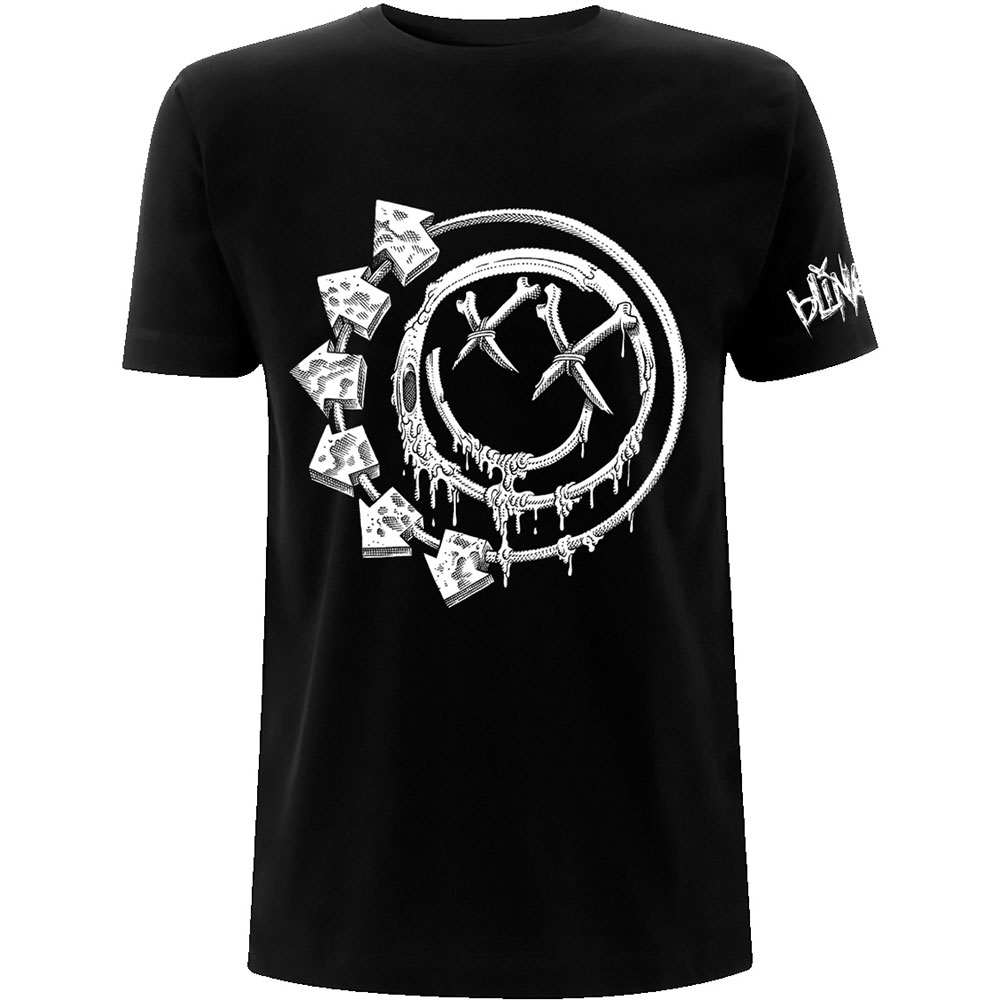 Tričko Blink 182 - Bones, Unisex,Čierna,XXL