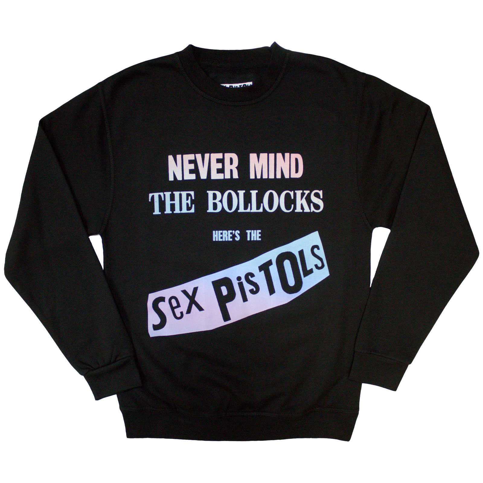 Crewneck Sex Pistols - Never Mind the B... Gradient, Unisex,Čierna,XXL