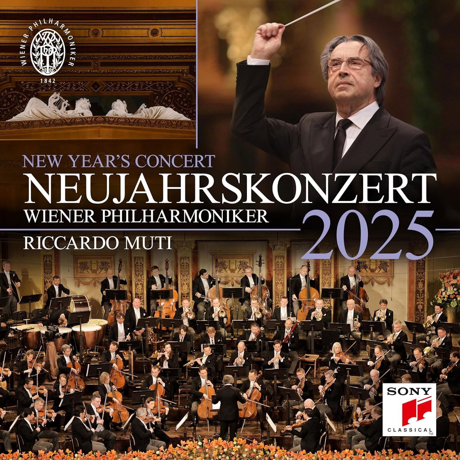 CD Riccardo Muti & Wiener Philharmoniker - Neujahrskonzert 2025 / New Year's Concert 2025 / Concert du Nouvel An 2025