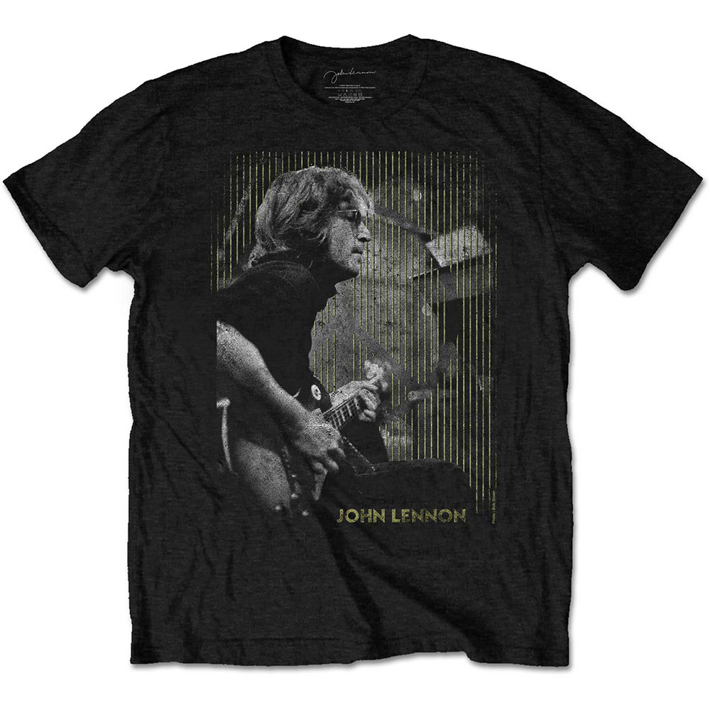 Tričko John Lennon - Gibson, Unisex,Čierna,XXL