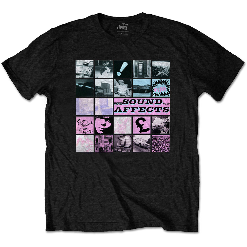 Tričko The Jam - Sound Affects, Unisex,Čierna,XXL
