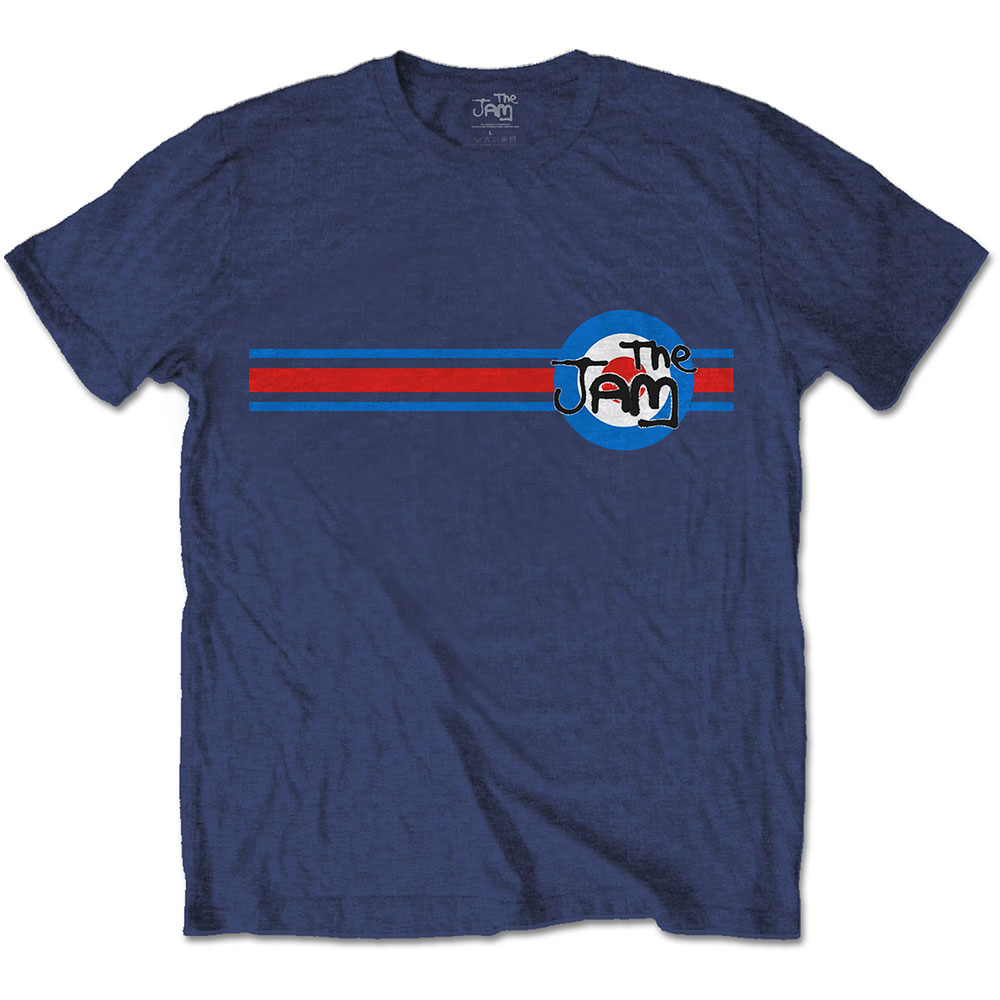 Tričko The Jam - Target Stripe, Unisex,Modrá,M