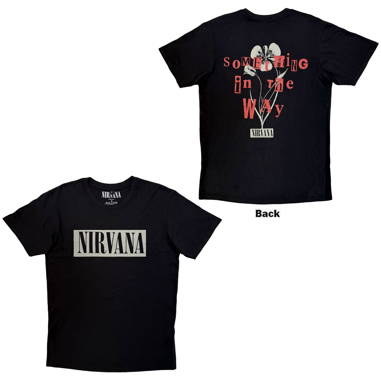 Tričko Nirvana - Something In The Way, Unisex,Čierna,M