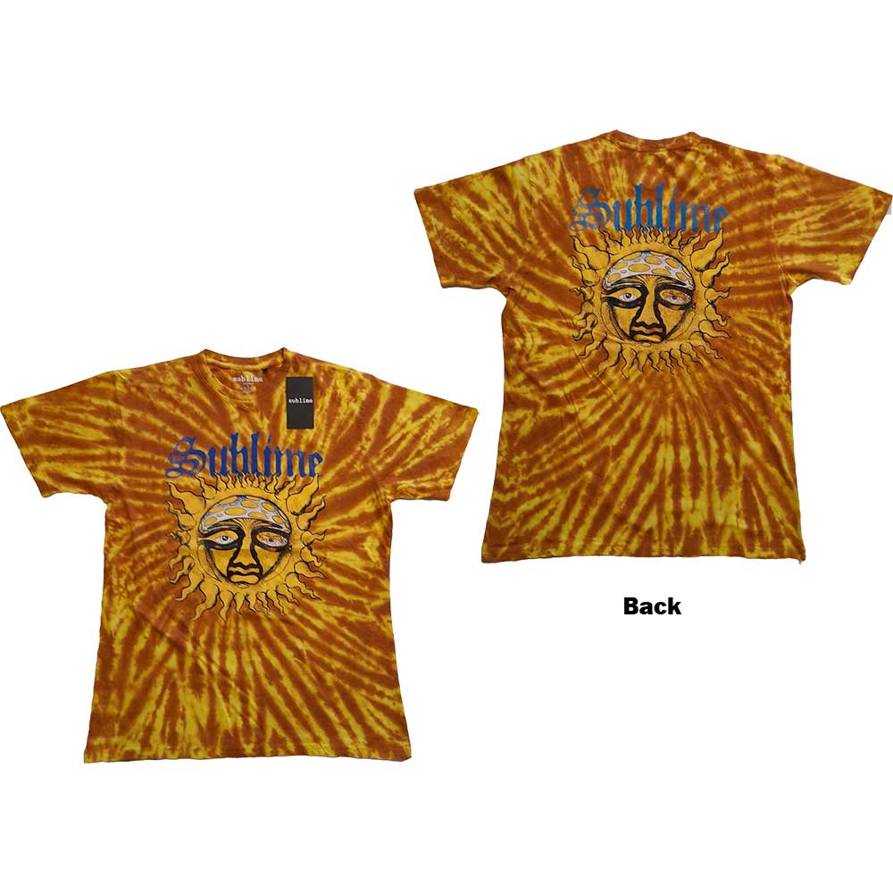 Tričko Sublime - Sun Face, Unisex,Oranžová,XL
