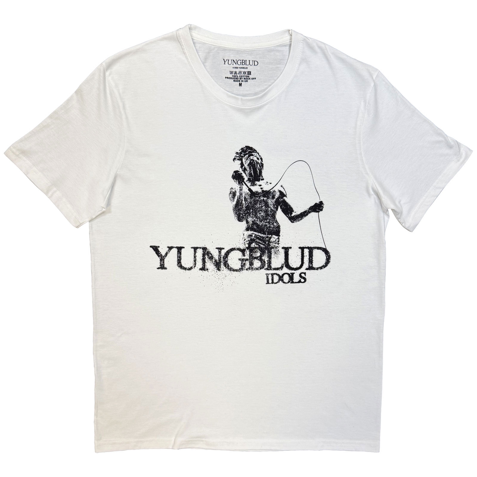Tričko Yungblud - Idols Mic, Unisex,Biela,XXL
