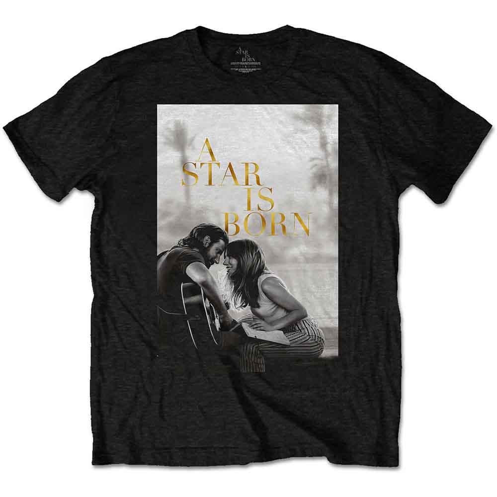 Tričko Lady Gaga - Jack & Ally Movie Poster, Unisex,Čierna,3XL