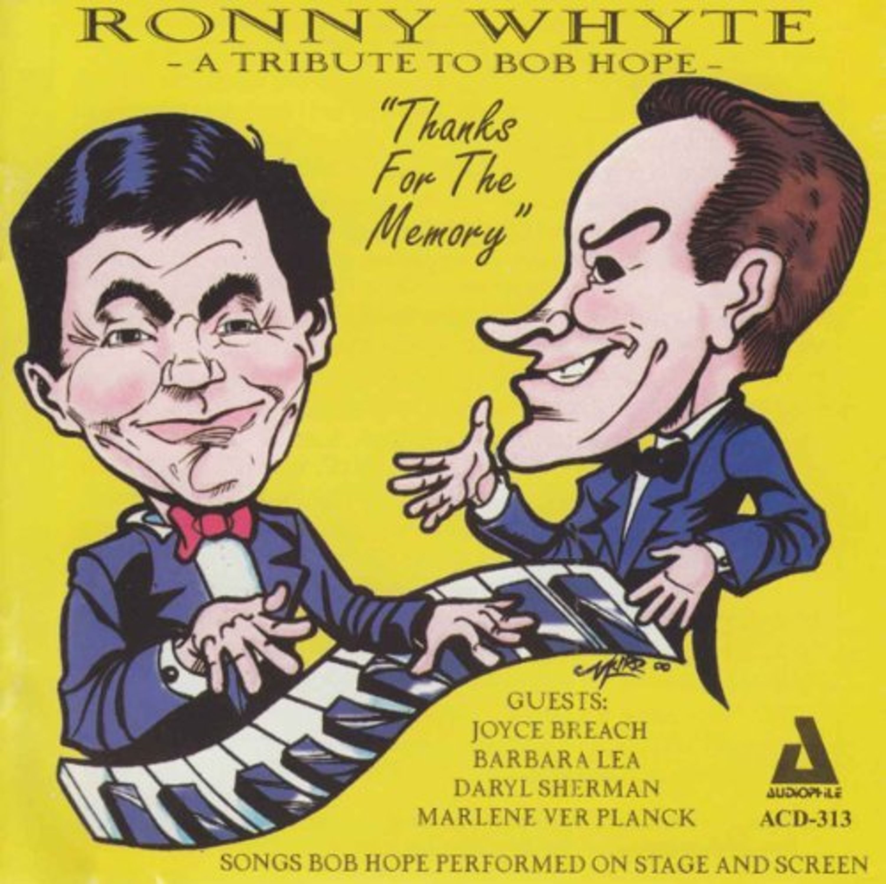 CD - WHYTE, RONNY - THANKS FOR THE MEMORIES. A TRIBUTE TO BOB HOPE