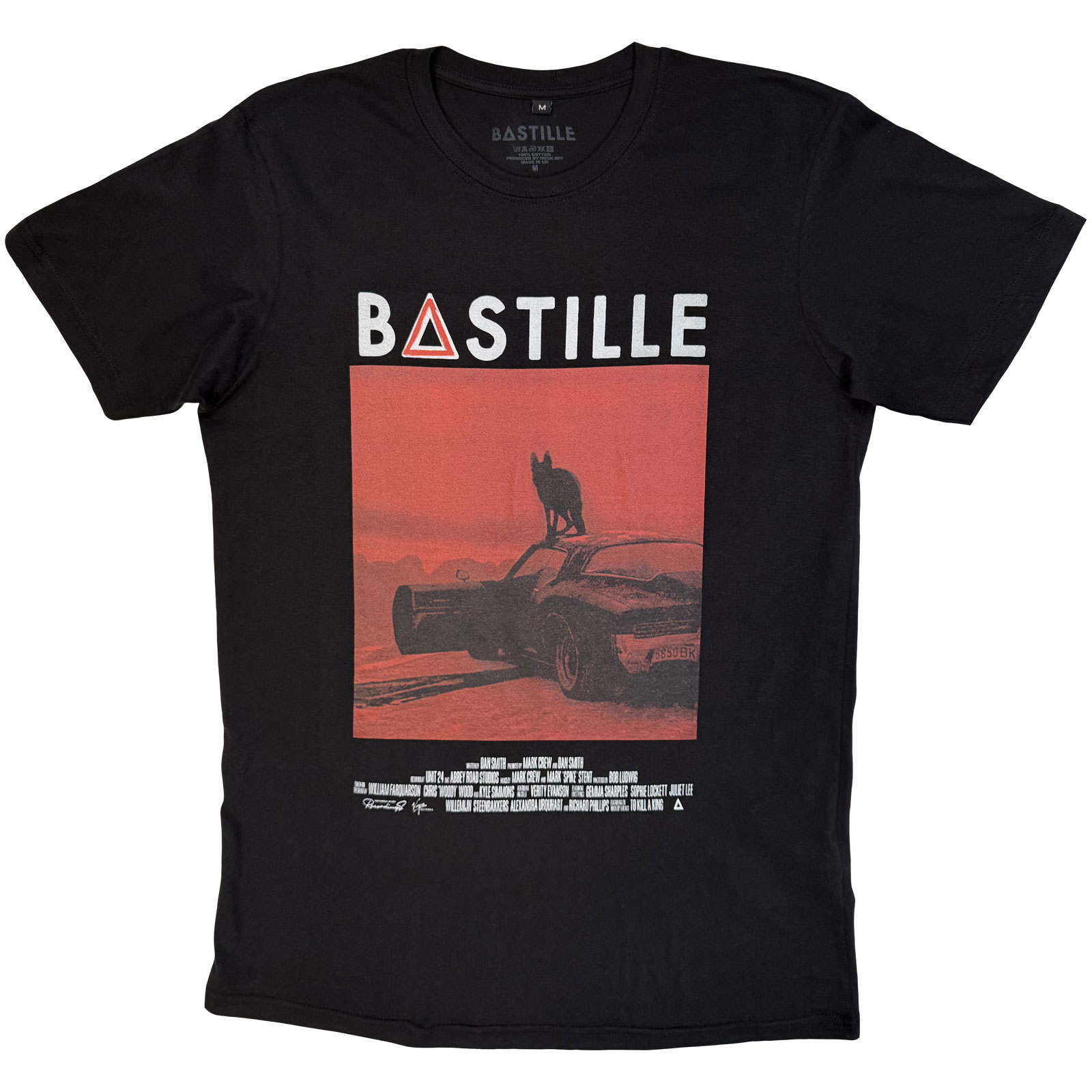 Tričko Bastille - Bad Blood Wolf, Unisex,Čierna,XXL