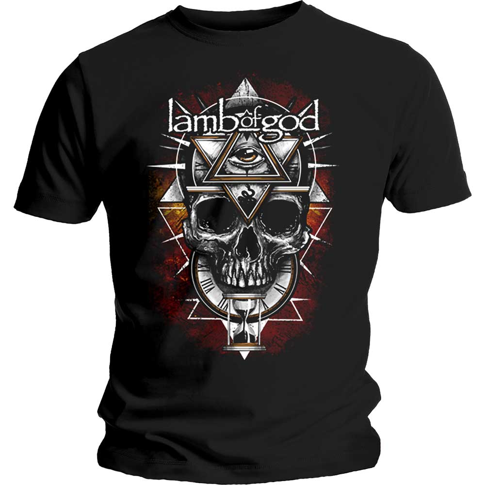 Tričko Lamb of God - All Seeing Red, Unisex,Čierna,L