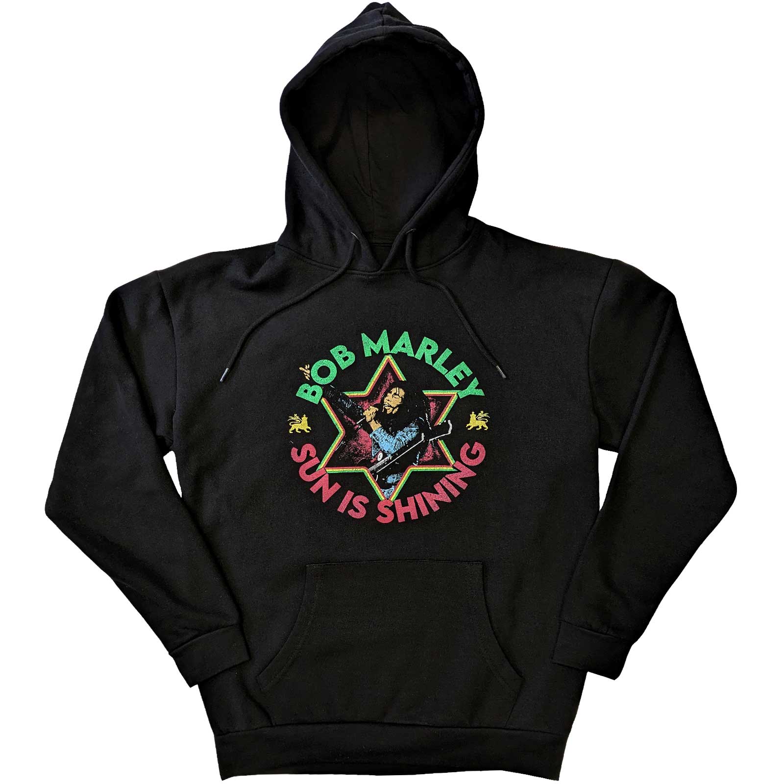 Mikina Bob Marley - Sun Is Shining, Unisex,Čierna,XXL