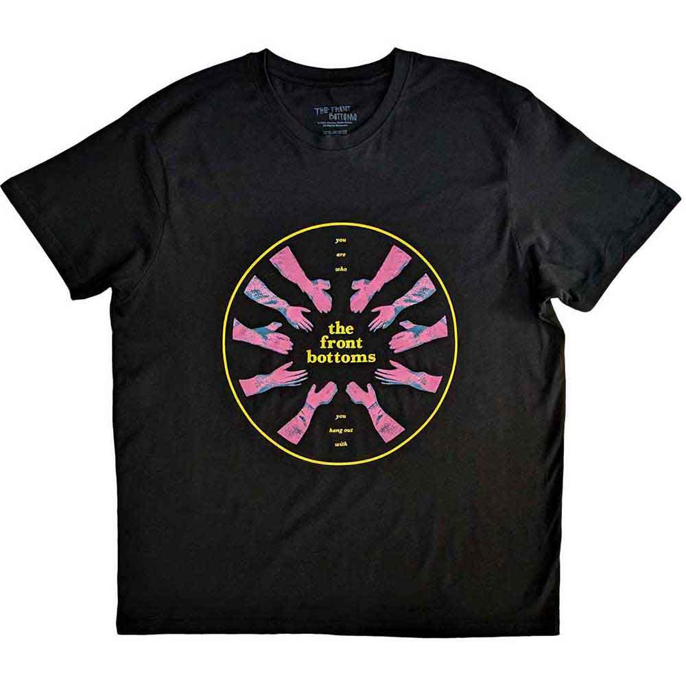 Tričko The Front Bottoms - Circle Hands, Unisex,Čierna,XXL