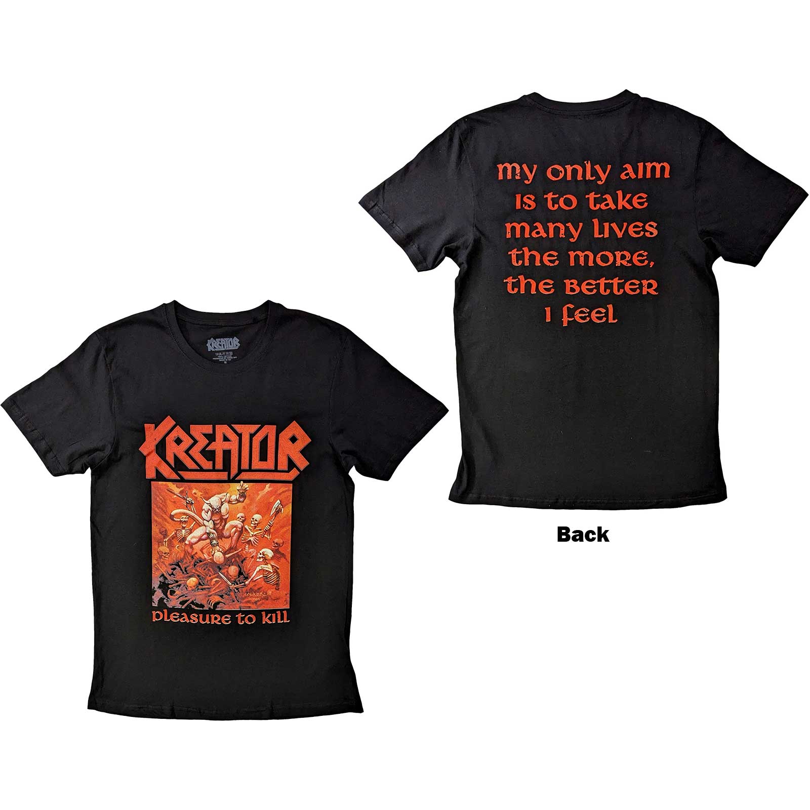 Tričko Kreator - Pleasure To Kill, Unisex,Čierna,XXL