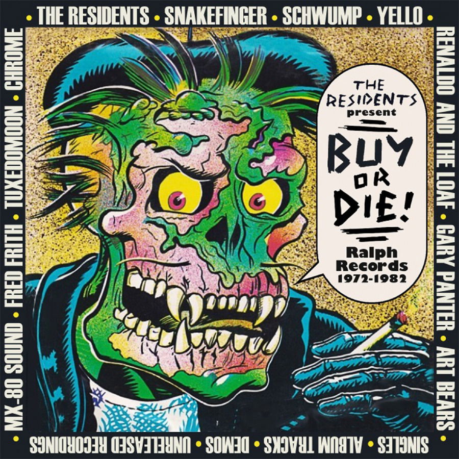 CD The Residents - RESIDENTS PRESENT BUY OR DIE! RALPH RECORDS 1972-1982