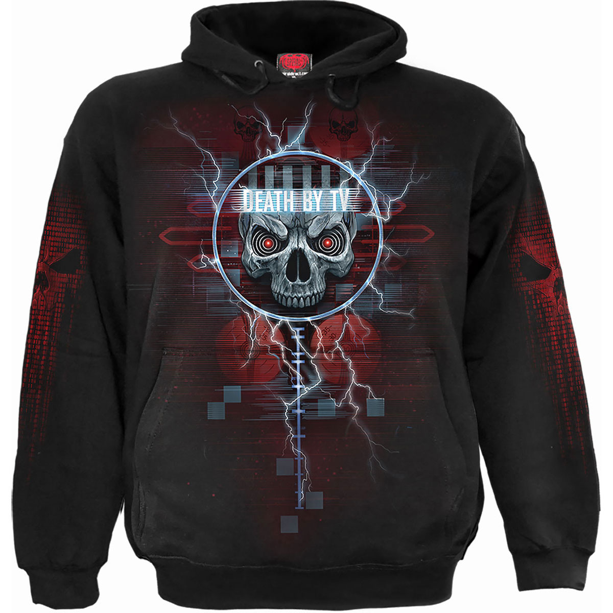 Mikina Spiral Stairs - Death By Tv, Unisex,Čierna,M