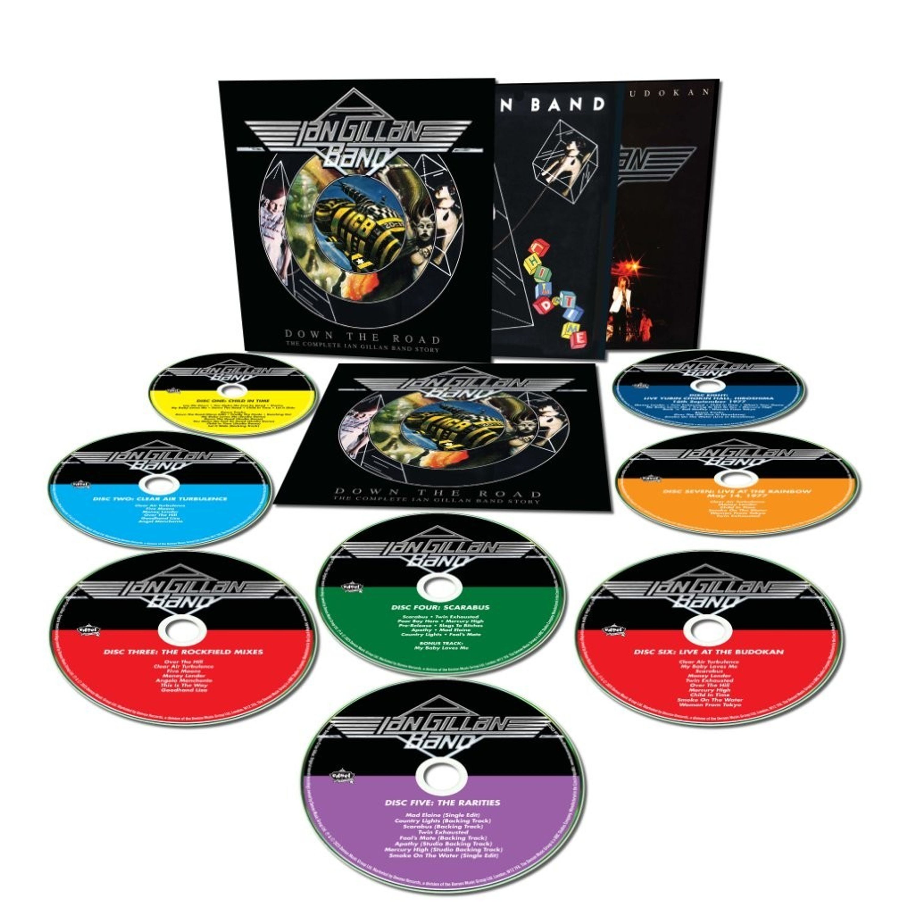 CD Ian Gillan Band - DOWN THE ROAD THE COMPLETE IAN GILLAN BAND STORY