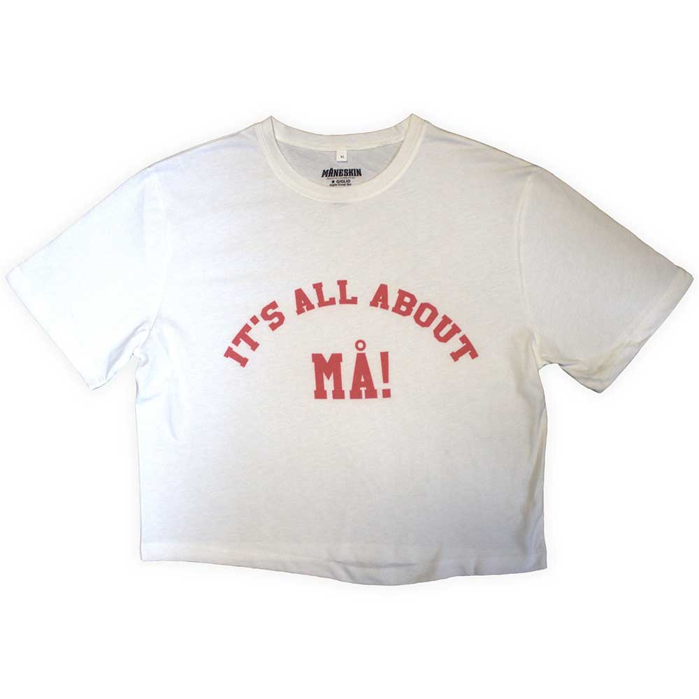 Tielko Maneskin - It's All About MA!, Žena,Biela,XXL
