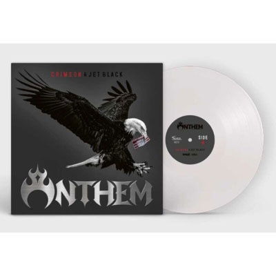 Vinyl Anthem - CRIMSON & JET BLACK (WHITE VINYL)