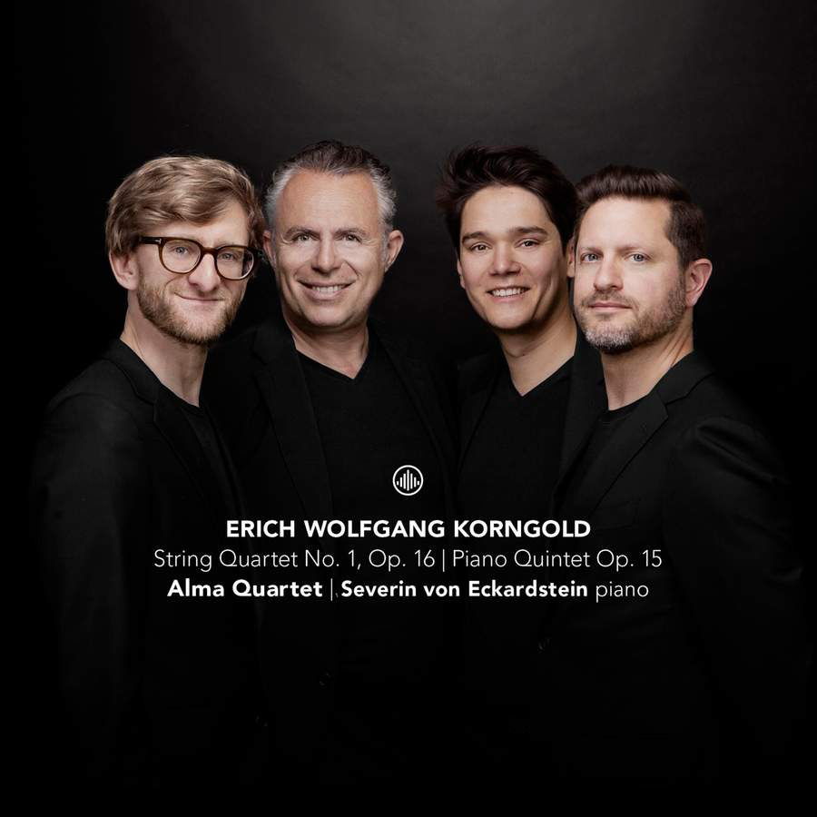 CD Alma Quartet & Severin von Eckardstein - ERICH WOLFGANG KORNGOLD: STRING QUARTET NO. 1, OP. 16 / PIANO QUINTET OP. 15