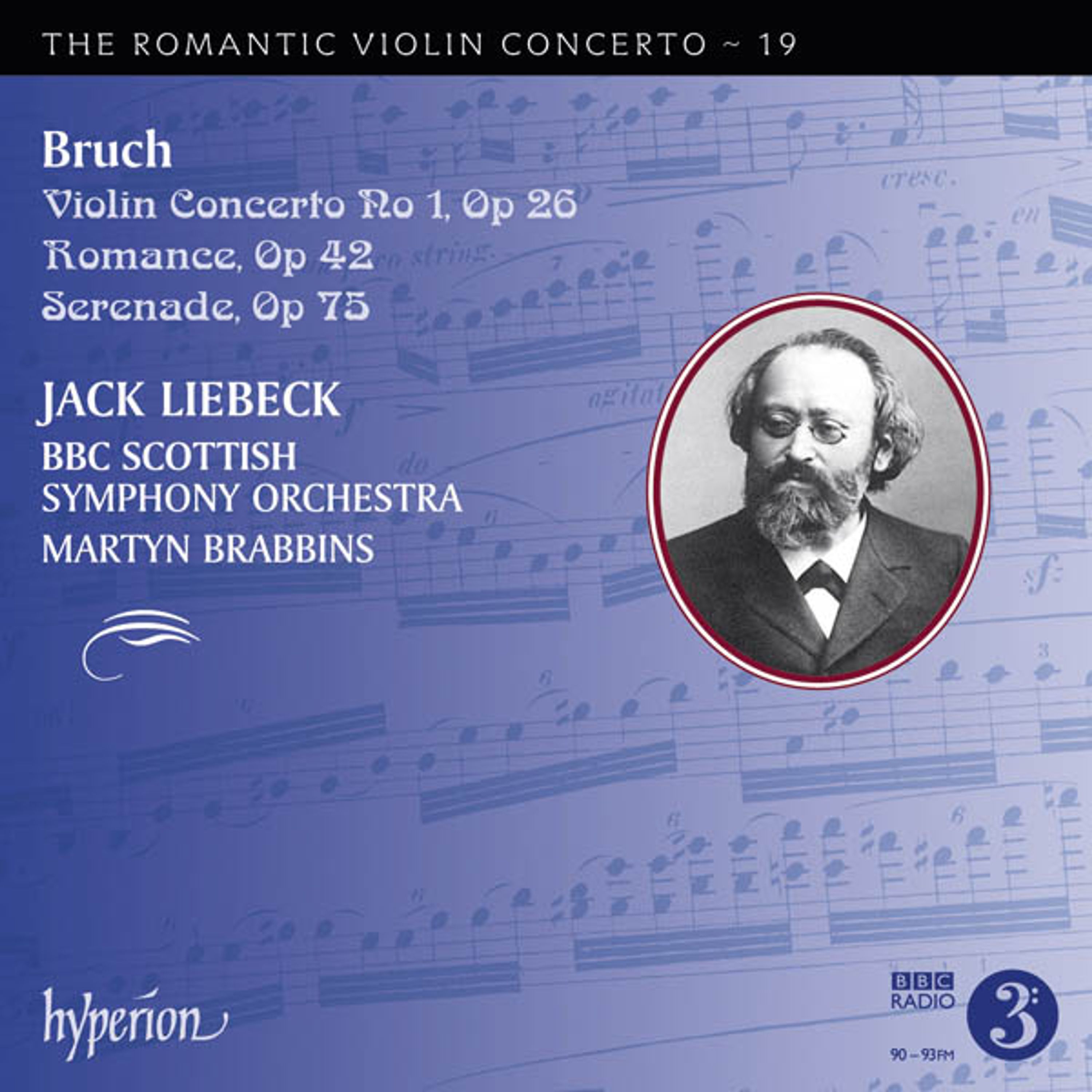 CD Jack Liebeck - BRUCH: VIOLIN CONCERTO NO. 1 & OTHER WORKS (HYPERI