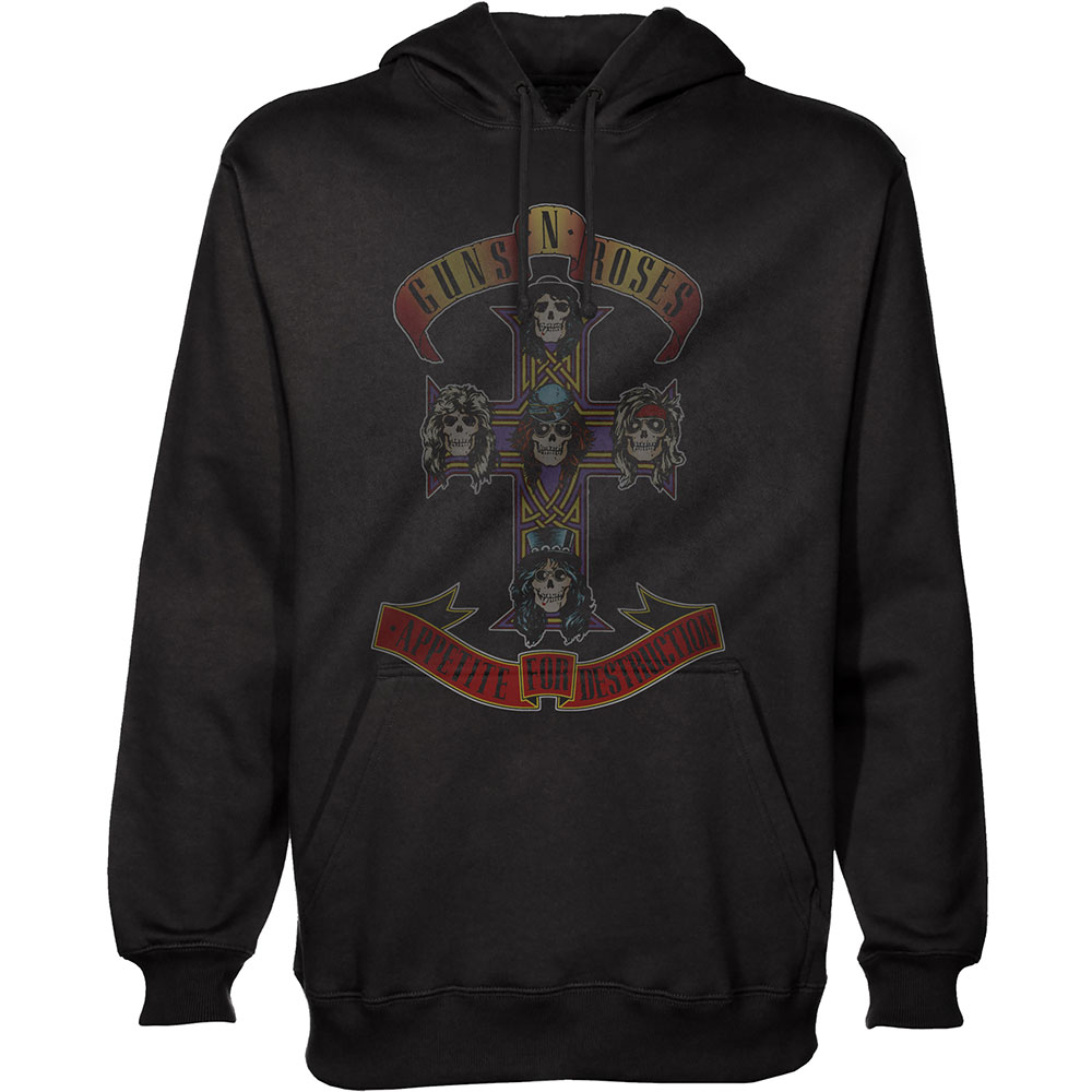 Mikina Guns N’ Roses - Appetite for Destruction, Unisex,Čierna,XXL