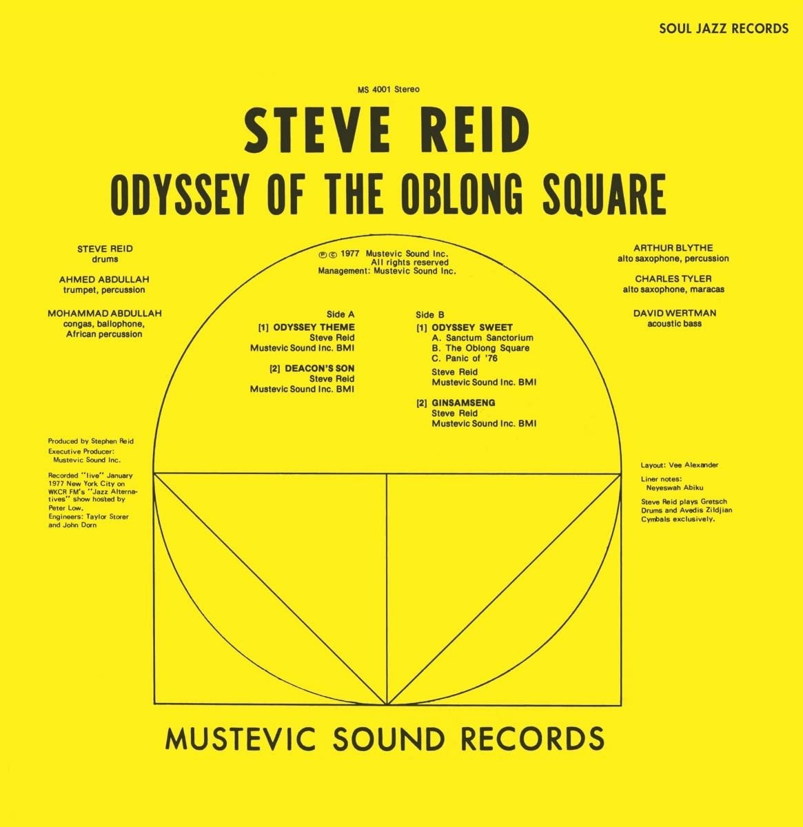Vinyl Steve Reid - ODYSSEY OF THE OBLONG SQUARE