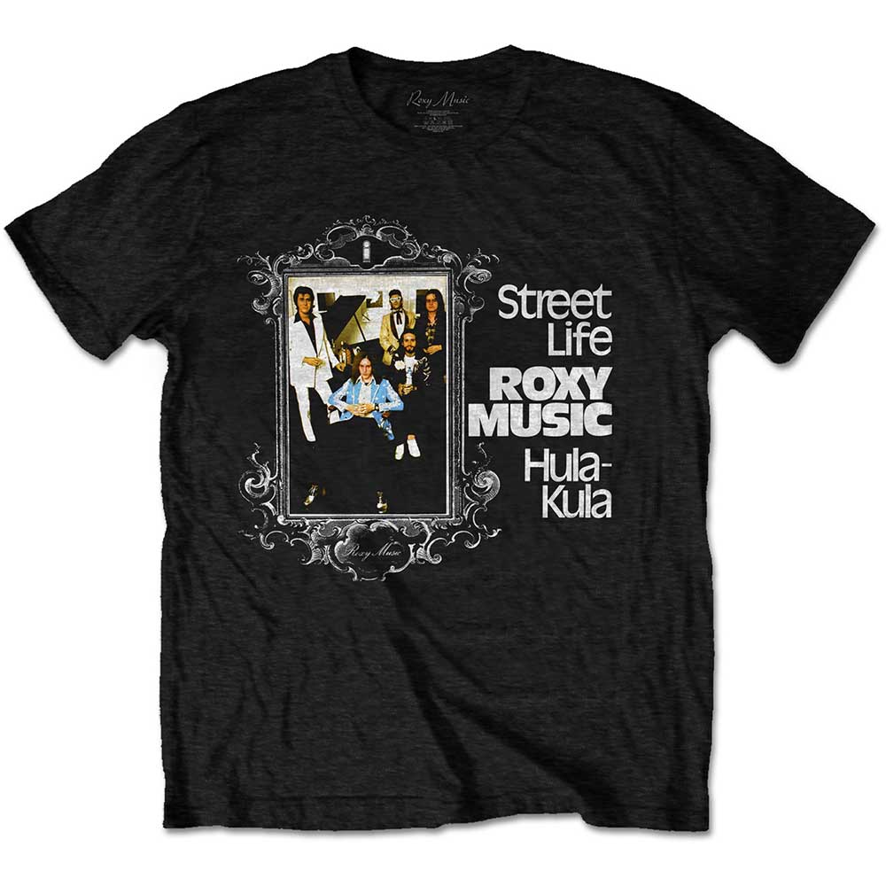 Tričko Roxy Music - Street Life Hula-Kula, Unisex,Čierna,XXL