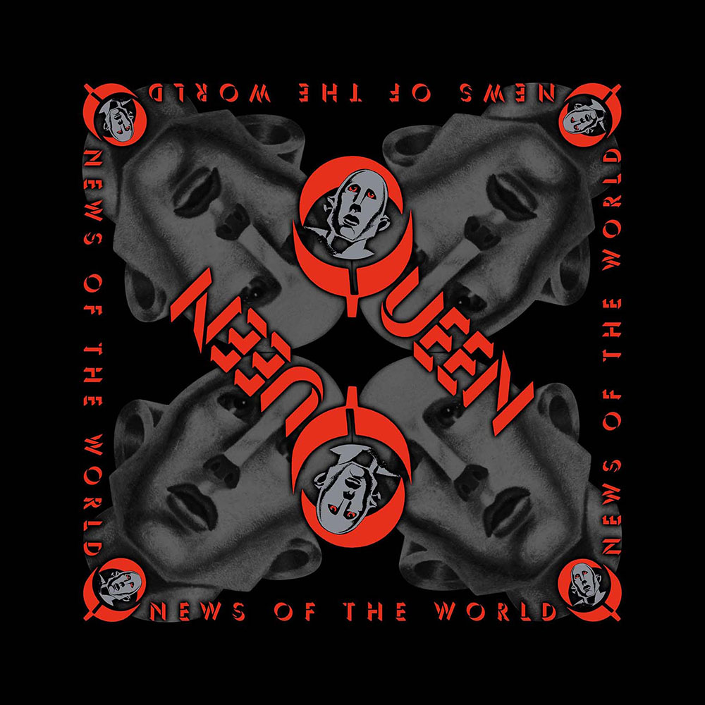 Šatka Queen - News of the World, Unisex,Čierna,Univerzálna