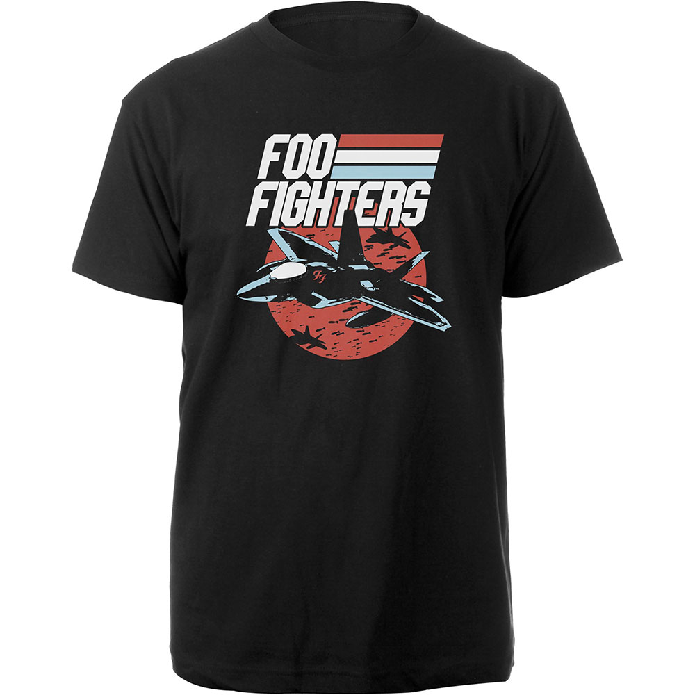 Tričko Foo Fighters - Jets, Unisex,Čierna,XXL