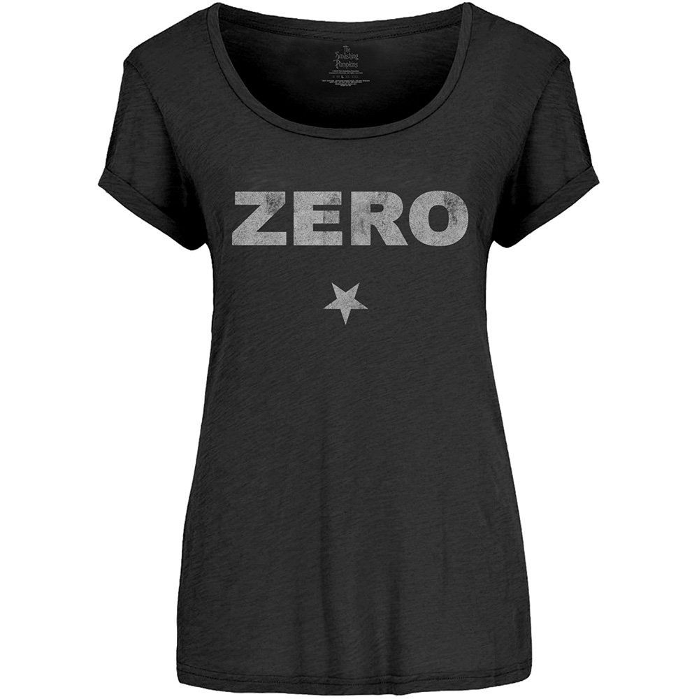 Tričko The Smashing Pumpkins - Zero Distressed, Žena,Čierna,XXL