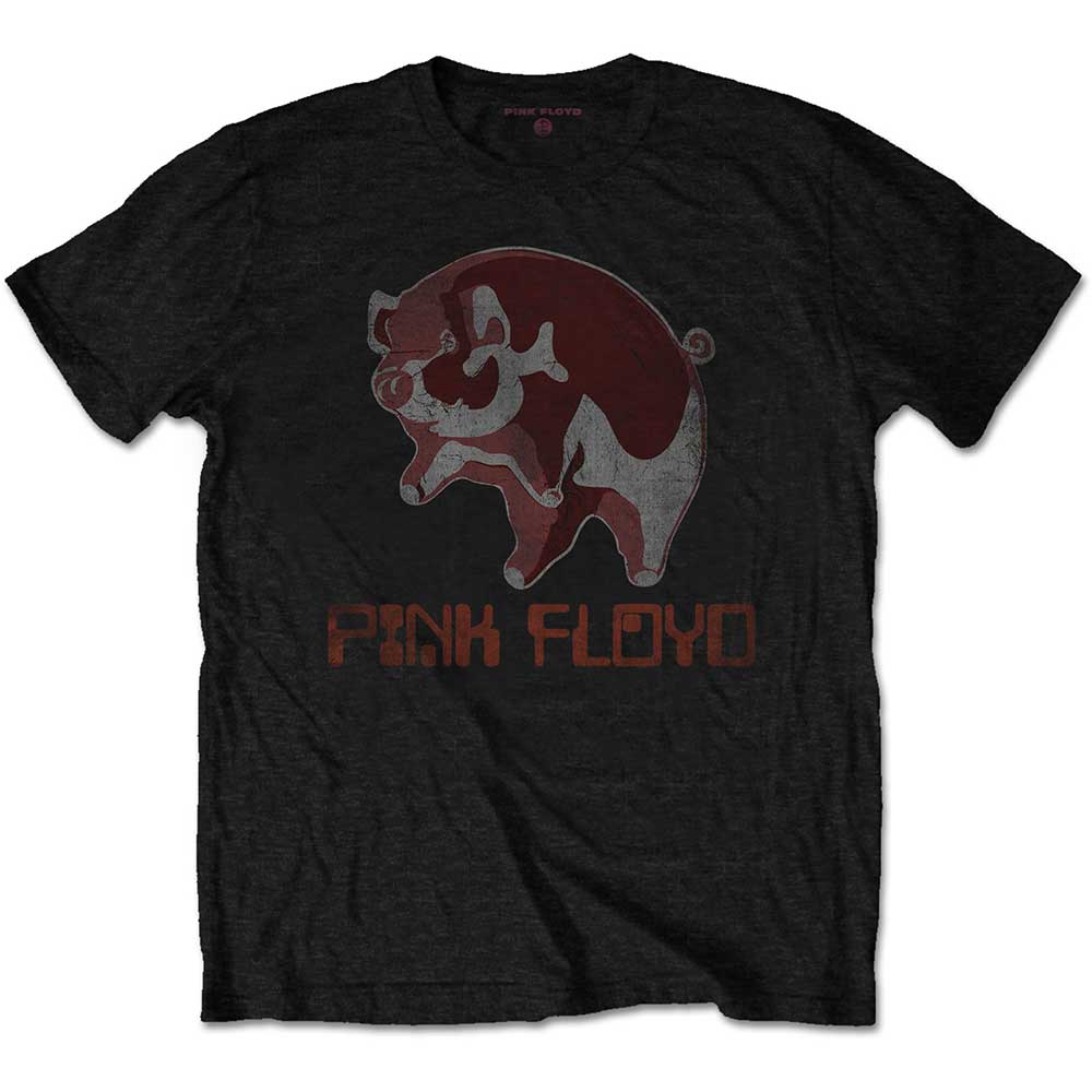 Tričko Pink Floyd - Ethnic Pig, Unisex,Čierna,XXL