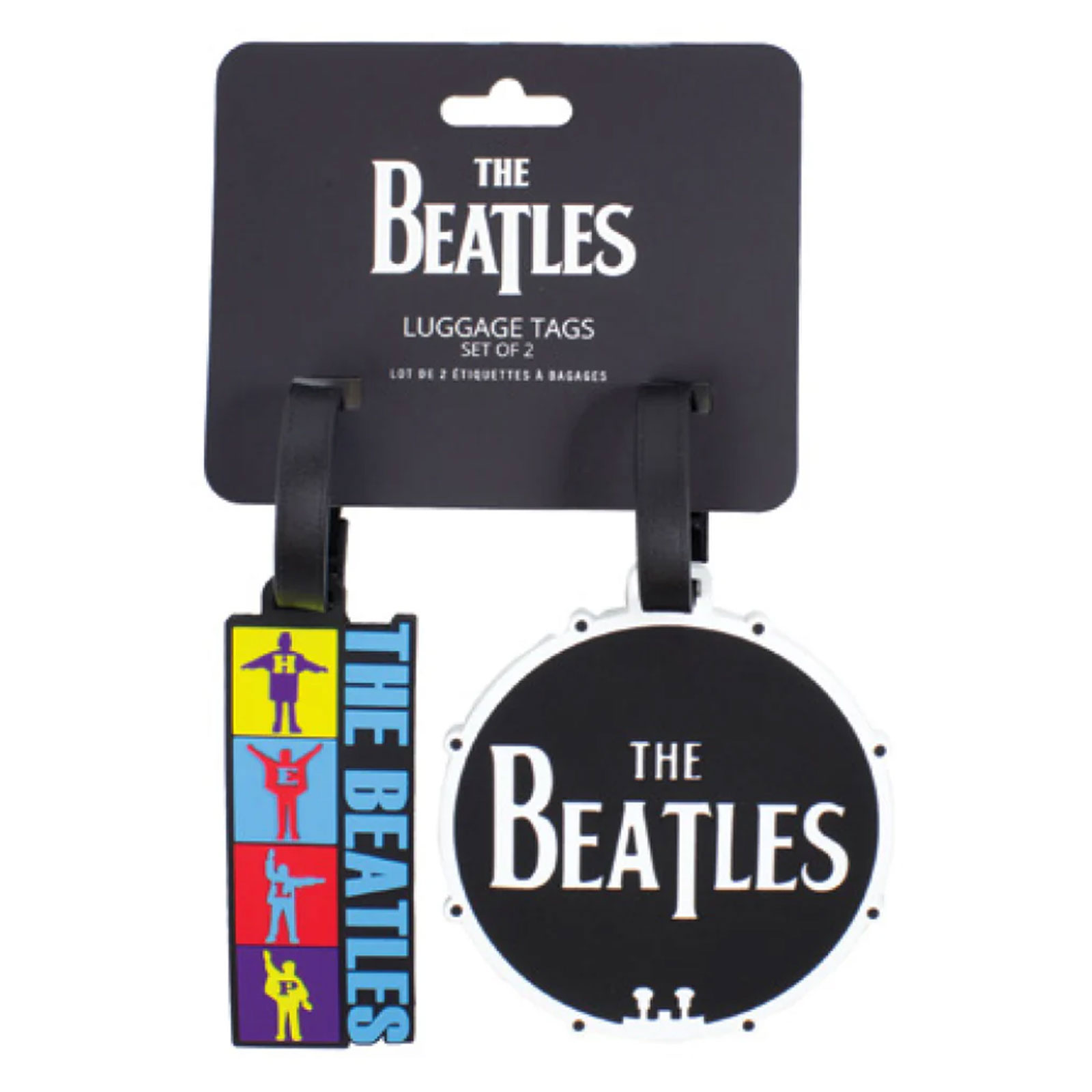 Štítok na batožinu The Beatles - Help!/Drop T Drum