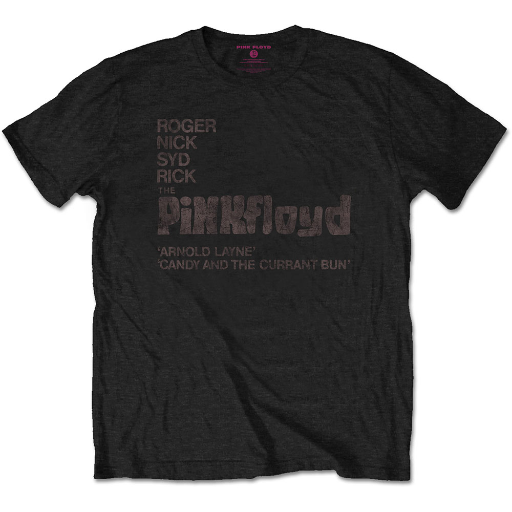 Tričko Pink Floyd - Arnold Layne Demo, Unisex,Čierna,L