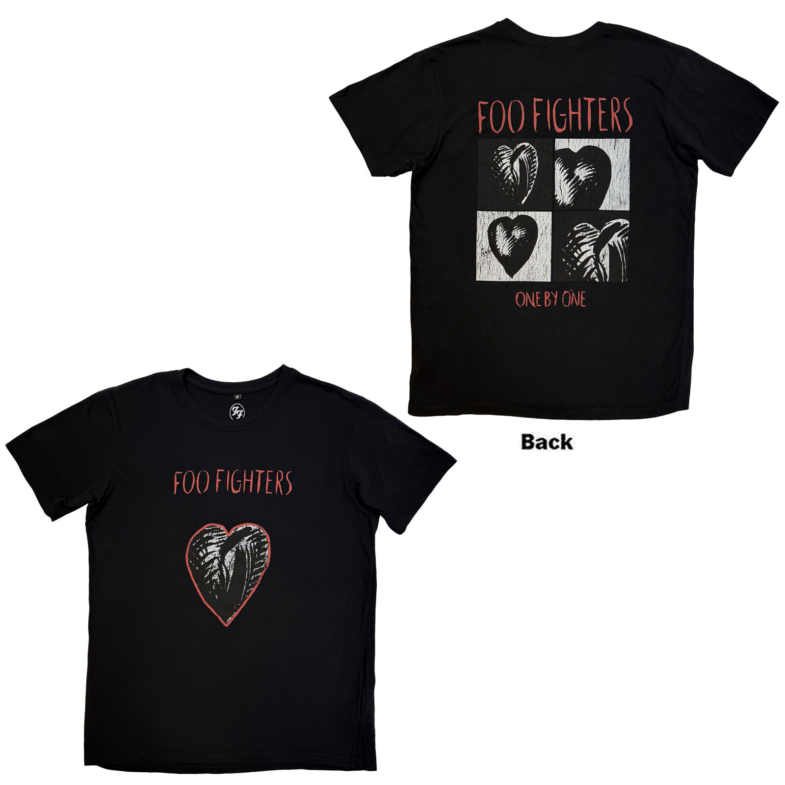Tričko Foo Fighters - One By One, Unisex,Čierna,XXL