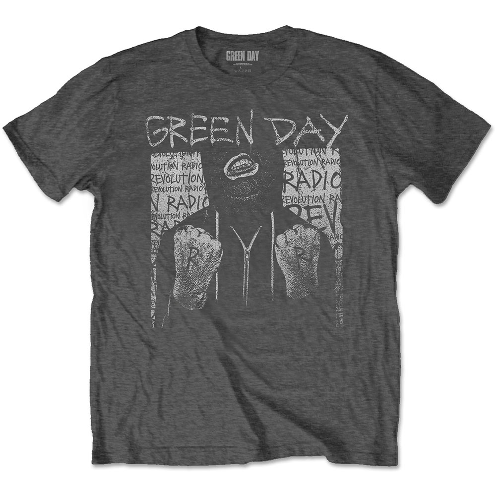Tričko Green Day - Ski Mask, Unisex,Šedá,XXL