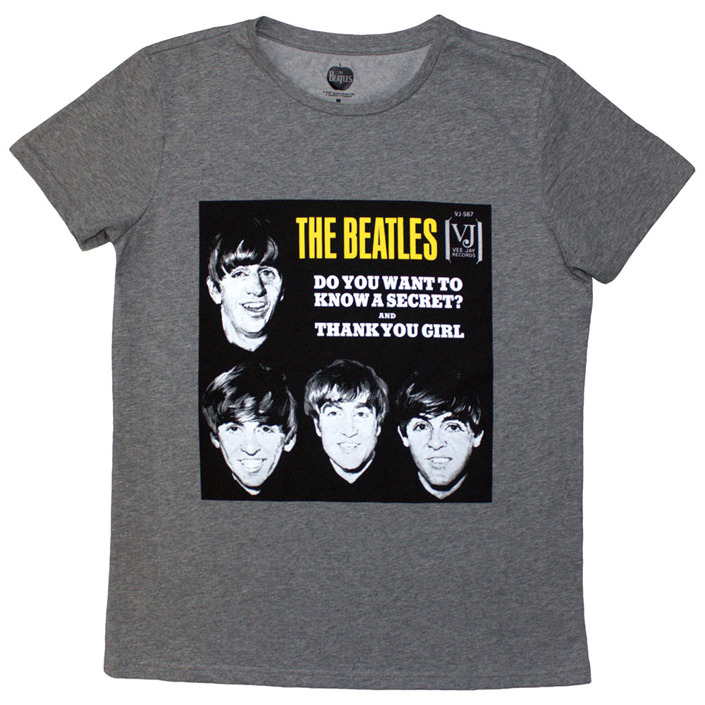 Tričko The Beatles - VJ Secret Sleeve, Žena,Šedá,M