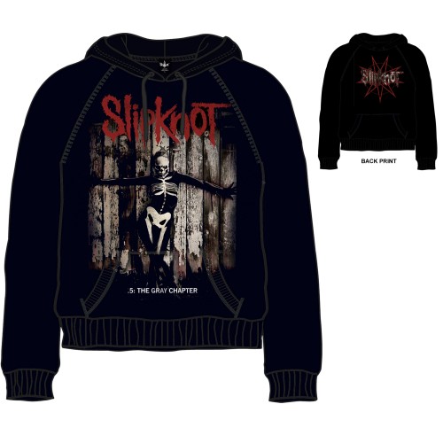 Mikina Slipknot - .5 The Gray Chapter, Unisex,Čierna,XXL
