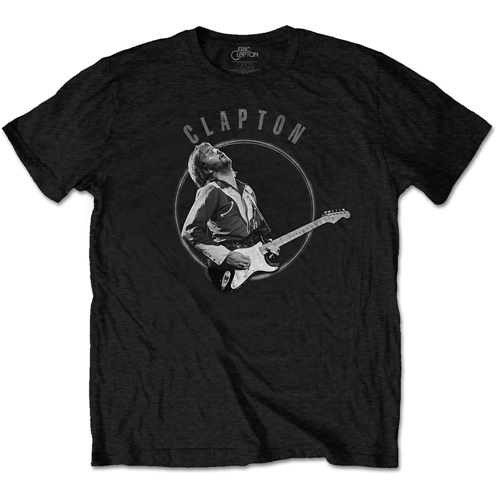 Tričko Eric Clapton - Vintage Photo, Unisex,Čierna,XXL
