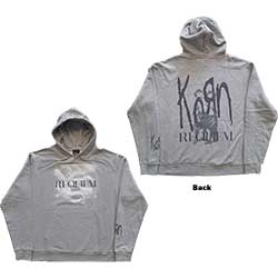 Mikina Korn - Requiem, Unisex,Šedá,XXL