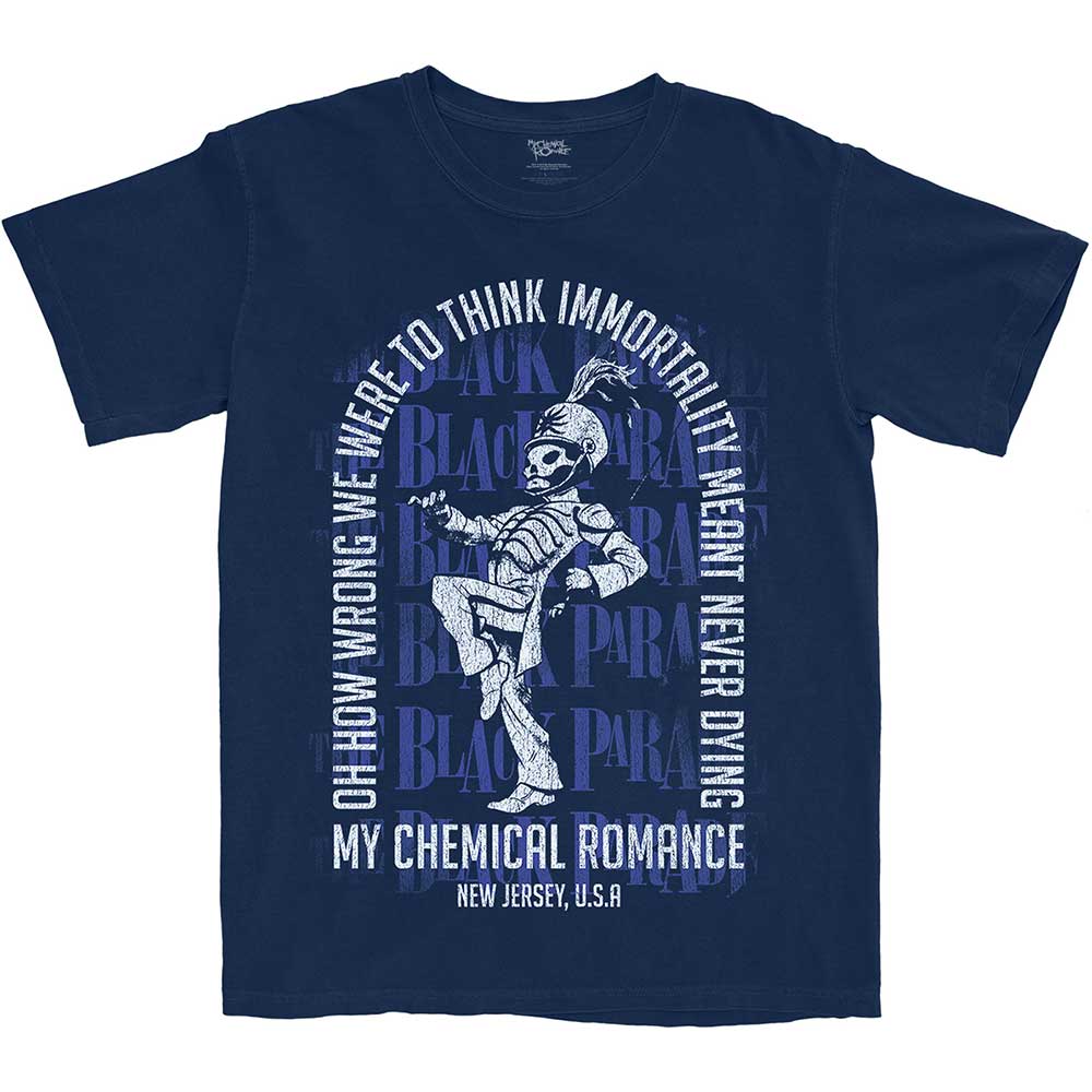 Tričko My Chemical Romance - Immortality Arch, Unisex,Modrá,XXL
