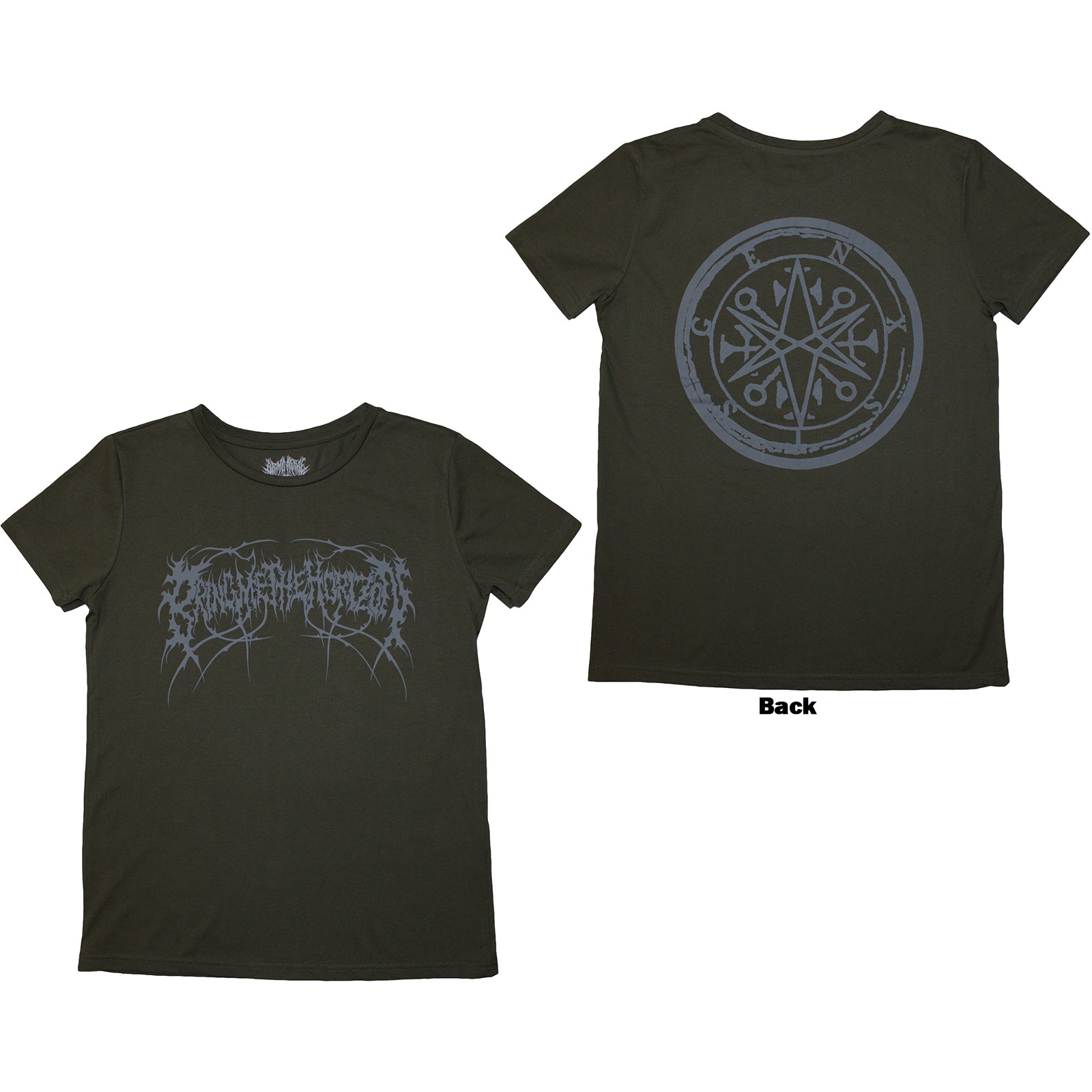 Tričko Bring me the horizon - Metal Logo Genxsis, Žena,Zelená,M