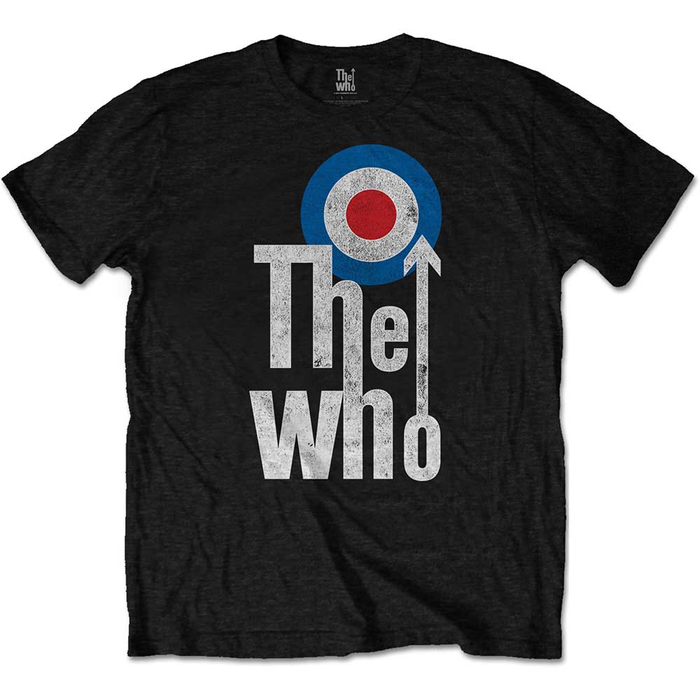 Tričko The Who - Elevated Target, Unisex,Čierna,XXL